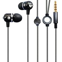 Premium Sound Sleek Wired Headset Metal Earbuds Earphones w Mic for Amazon Kindle, DX, Fire, Fire HD 6, HD 7 8 10 - Fire HD 8.9, HD8, HD10, Kids Edition - Kindle Fire HDX, HDX 7, HDX 8.9