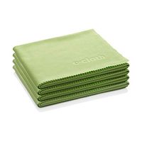 E-Cloth Glass & Polishing Microfiber Cleaning Cloth, Lime Green, 4 Count