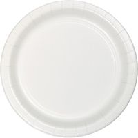 Club Pack of 240 White Disposable Paper Party Luncheon Plates 7"