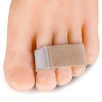 Welnove Toe Splints Straightener Toe Tape Bandages 10 Pcs Toe Brace Cushioned Correction for Crooked Hammer Toe Wraps