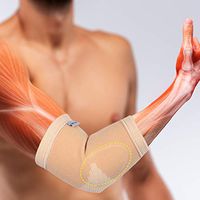 Elbow Brace Compression Sleeve with Dual Gel Pads Support - Tennis & Golf Elbow Treatment, Arthritis, Tendonitis, Bursitis Recovery, Joint Pain Relief–Lightweight, Elastic, Breathable