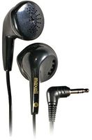 Maxell 190560 Lightweight Extended Use Anisotrophic Ferrite Magnet Driver Dynamic Sound Reproduction Stereo Ear Bud - Black (Value)