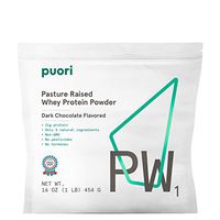 Puori - PW1 Pastured Raised Whey Protein Powder, Non-GMO, 21g Protein, Dark Chocolate, 1.lbs