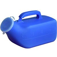 Men's urinals for Men 2000 ml Super Large Capacity Non Spill Male Urine Cups Hospital Bed with lid Spill Proof Pee Bottles for Men (Pack of 1)