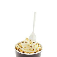 Petal Spoon, Petal Shaped Spoon, Tasting Spoon - Disposable - 4.5" - Pearl White - 100ct Box - Restaurantware