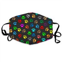 UeMuah Colorful Paw Pints Dust-Proof Earloop Face Reusable Washable Mouth for Outdoor Cycling Camping