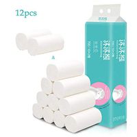 12PCS roll paper tissue paper roll 12 rolls 4 layers thickened toilet paper bulk toilet paper soft toilet paper Toilet Paper Daily Use (12 PCS)