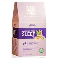 Valerian Tea for Sleep - Herbal Tea with Valerian root, Chamomile and Lavender- Bedtime Tea for Sleep aid - This Sleep Tea helps fall & stay asleep - 40 Servings by Secrets of Tea