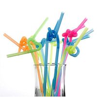 George Jimmy 240 PCS Party Supplies Bar Accessoires Drinking Straw Plastic Straw Colors