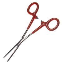 Hemostat Clamp w/ vinyl grip, Straight 6 1/2"