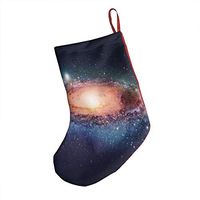 Galaxy Space Funny Hot Xmas Socks Hanging Decoration Candy Bag Party Holiday Christmas Santa Claus Home Decor Gift