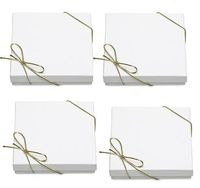 10pack Bracelet Jewelry Gift Boxes with Filler and Bow Strings
