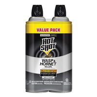Hot Shot Wasp And Hornet Killer 14 Ounces, Aerosol, Up to 27-Foot Jet Spray, Pack of 2