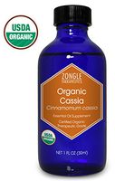 Zongle USDA Certified Organic Cassia Oil, China, Safe To Ingest, Cinnamomum Cassia, 1 OZ