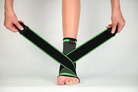 PressRx Adjustable Ankle Support Brace Torsal Tunnel discomfort Elastic Straps for Minimum/Maximum Support