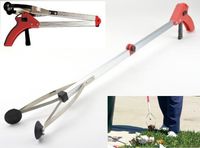 12 Pack Lot Folding Pick Up Tool Grabber 30" Reacher Stick Reaching Grab Extend Reach