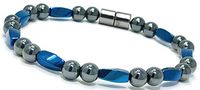 HIGHPOWER Magnetic Hematite Bracelet for Natural Pain Relief and Weight Loss (9.75 Inch)