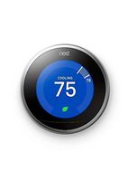 Google, T3008US, Nest Learning Thermostat, 3rd Gen, Smart Thermostat, Pro Version, Works With Alexa