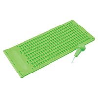 Braille Slate and Stylus Kit 9 Lines x 30 Cells - Green Plastic