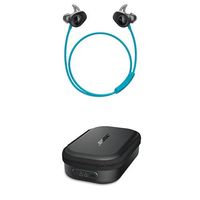 Bose SoundSport Wireless Headphones, Aqua + Charging Case