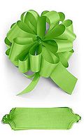 Lime Green Pull Bows 5½” W x 20 Loops Pack of 50