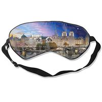 Natural Silk Sleep Eye Mask for Sleeping,Super Soft Comfortable Adjustable Blindfold Eye Mask Eye Cover for Women,Men,Girls Or Kids - Notre Dame De Paris