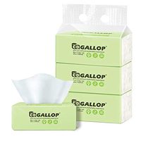 3-Ply Facial Tissues Soft Pure Paper Towels for Household and Office, 3 Packs