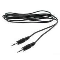 Blck 3.5mm Mle to Mle Stereo udio Cble 6ft