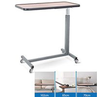 LXT PANDA Overbed Table, Medical Adjustable Overbed Bedside Table with Wheels, Movable Sofa Side Table, Computer Desk for Reading, Eating, Bedridden, Elderly, Senior Patient.