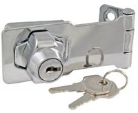 Ultx7|#Ultra Hardware 31800 Hasp Key Lock 3 Inch Chrome,