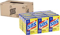 S.O.S. Steel Wool Soap Pads, 15 Count, 12 Boxes/Case (88320)