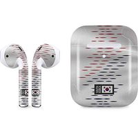 Skinit Decal Audio Skin for Apple AirPods with Wireless Charging Case - Officially Licensed Skinit Originally Designed South Korea Soccer Flag Design