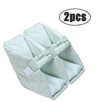 ZENGZHIJIE Heel Protectors for Pressure Sores,Foot Pillow Heel Cushion Protectors, Pressure Sore and Heel Ulcer Relief - Breathable Double Filled Moisture Wicking Core (Color : 2pcs)