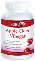 Apple Cider Vinegar 1500 mg, Organic Extra Strength- 60 Day Supply, All Natural Weight Loss, Healthy Blood Sugar, Detox & Digestion Support- Raw & Pure, 120 Premium Vegan-Non-GMO Cider Capsules