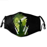 Triciaedcf Unisex Reusable Anti Dust Funny Halloween Face Mouth Mask, Cloud Strife Buster Sword Sport Halloween Mask for Cycling Camping Travel for Adults Men Women
