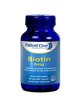Patient One Biotin 8mg - 60 Vegetable Capsules