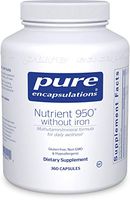 Pure Encapsulations - Nutrient 950 Without Iron - Hypoallergenic Multi-Vitamin/Mineral Formula for Optimal Health - 360 Capsules