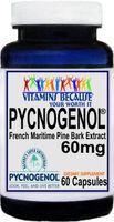 Pycnogenol® French Maritime Pine Bark Extract 60mg 60 Capsules