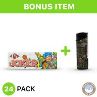 Joker Rolling Papers - 1 1/4 (24) with LED Lighter