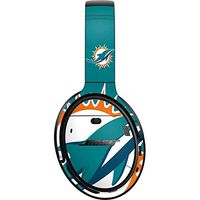 Skinit Decal Audio Skin for Bose QuietComfort 35 II Headphones - Officially Licensed NFL Miami Dolphins Large Logo Design