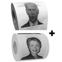 Minch Hillary Clinton and Joe Biden Toilet Paper, Novelty Political Gag Gift - Prank Funny Toilet Paper