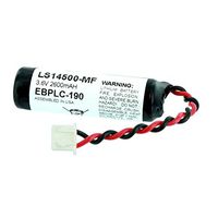 Exell PLC Lithium 3.6V 2600mAh Computer Backup Battery, Replaces Mitsubishi, E-20GM Positioning Controller, F1 Series, F2 Series, FX Series, FX-20GM Positioning Controller,FX-RAM-8 Memory Cassette