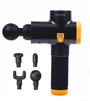 Percussion Massage Gun - Deep Tissue Massager Professional Device for Body Pain Relief,Noise-Cancelling Technology Massage Device,Orange