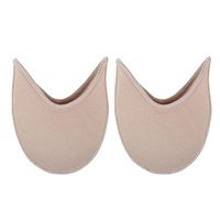 HEALIFTY 1 Pair Dance Toe Caps Protector Insoles Half Pads Sponge Support Ballet Shoes Covers Toe Pointe Dance Ballet Pointe Shoes (Beige)