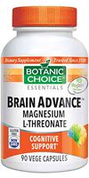 Botanic Choice Brain Advance Magnesium L-Threonate,90 Vege Capsules