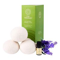 Wash Wizard Dryer Woolies - (3 Pack) Wool Dryer Balls Reusable | Alternative to Fabric Softeners and Dryer Sheets