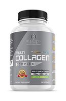 Multi-Collagen Capsules with Verisol, Keratin, and TendoGuard - Grass-Fed Beef, Chicken, Wild Fish and Eggshell Collagen Peptides - USDA Organic, Soy & Gluten Free, Collagen Type I, II, III, V and X