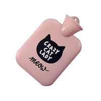Cat Cute Fashion Design Hot Water Bottle (Pink)