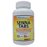Senna-Tabs Natural Vegetable Laxative, Comparable to Senokot® - 1000 Tablets #2279