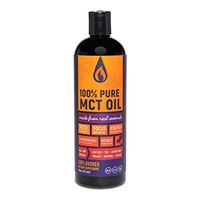 360 Nutrition MCT Oil 16 oz - 100% Pure Coconut Oil Medium Chain Triglycerides - Keto Friendly, Vegan, Non-GMO, Gluten Free - Coffee, Protein Shake, Creamer, Keto Snacks